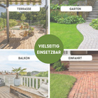 Gartenbank "Versailles" aus rostresistentem Stahl Gainsborough